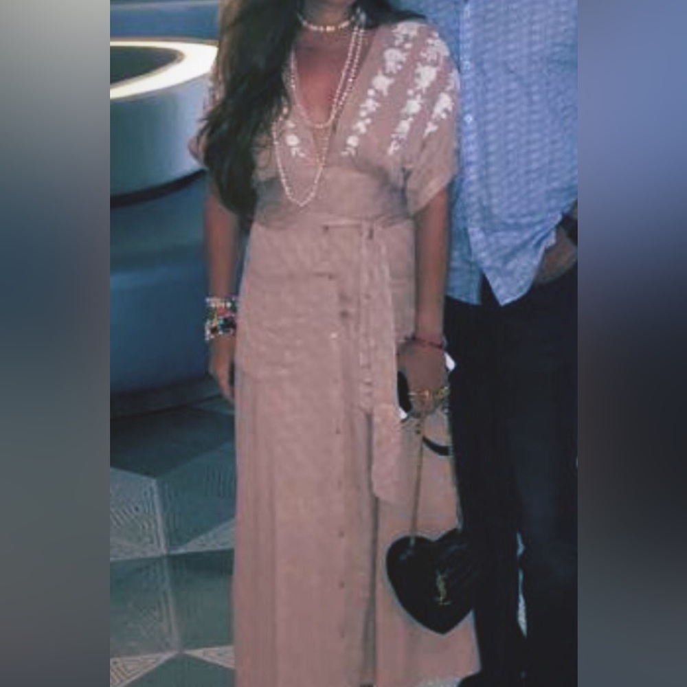Free People embroidered dress